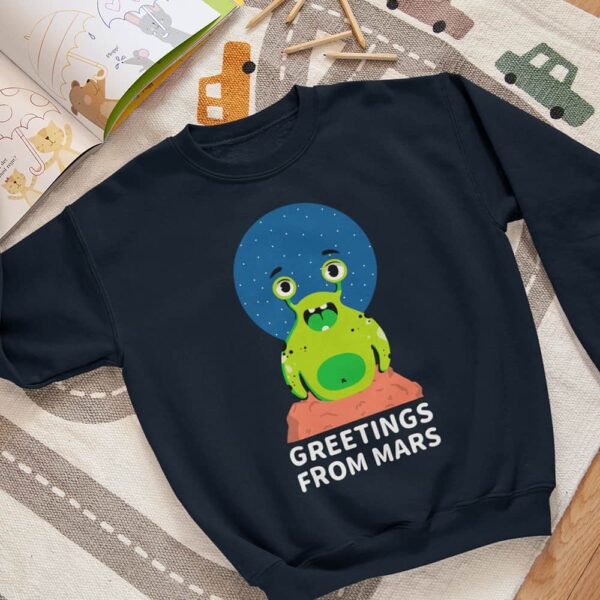 Greetings From Mars Kids Sweatshirt