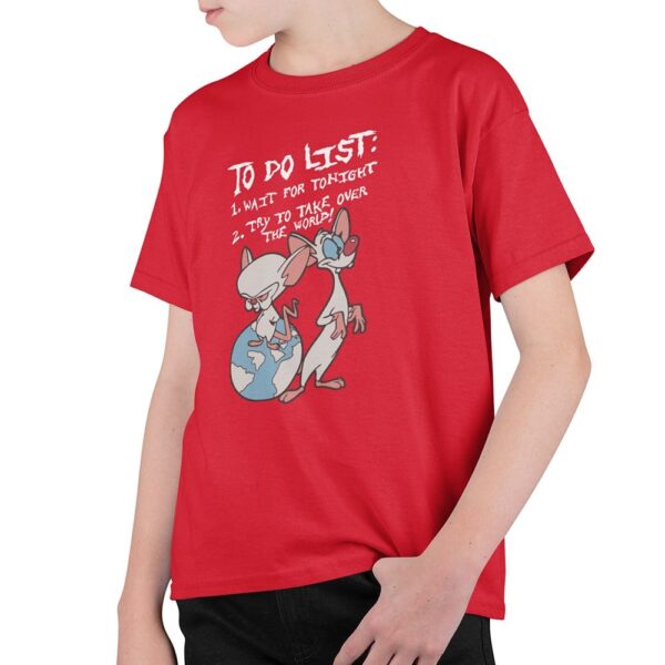 Pinky & Brain Kids T-shirt